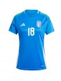 Italien Nicolo Barella #18 Heimtrikot für Frauen EM 2024 Kurzarm